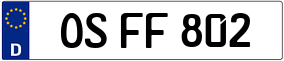 Truck License Plate
